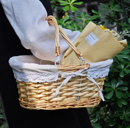 Picture of osier basket